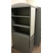 Teknion Grey Modified Wardrobe with 3 Shelves, 2 Drawers